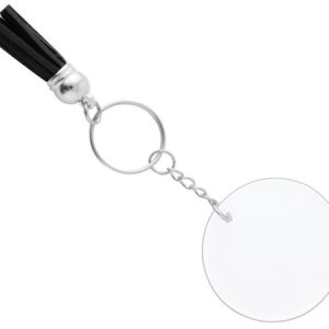 Acrylic Keychain with Tassels (FREE 1 Colour or Sticker Print)