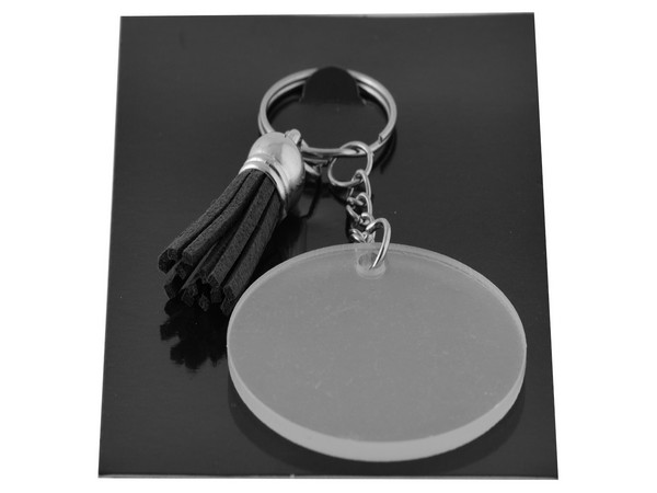 Acrylic Keychain with Tassels (FREE 1 Colour or Sticker Print) - Image 2