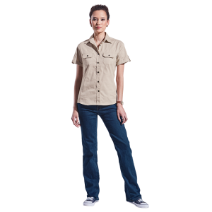 Ladies Plain Bush Shirt