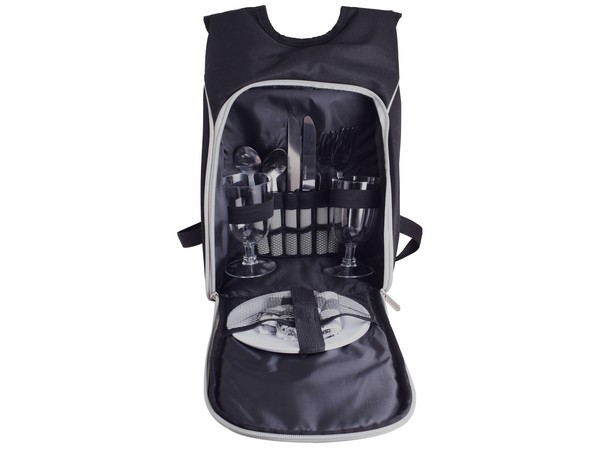 Cheese and Wine Picnic Backpack (FREE Dome Sticker Print)