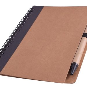 Recycle Notebook & Pen (FREE 1 Colour Print)