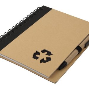 Thick Recycle Notebook & Pen (FREE 1 Colour Print on Book)
